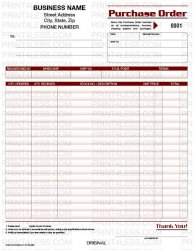 General P-4589 Purchase Order