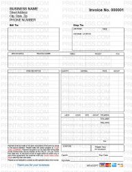 HVAC P-15599 Invoice